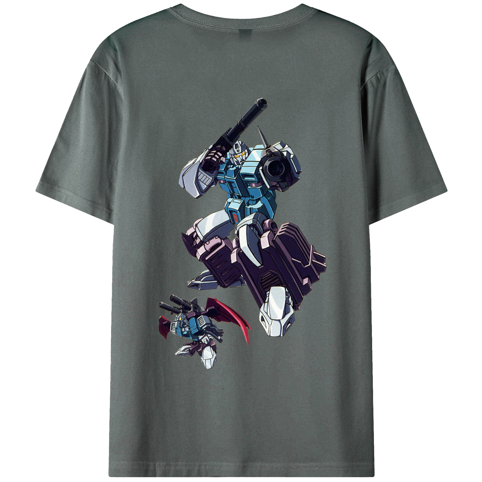 （画像用）  綿100％ メンズ半袖Tシャツ（バックプリント） 通気性